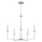 Quoizel Prescott Chandelier 5 Lights Brushed Nickel PRC5026BN - alternate 1